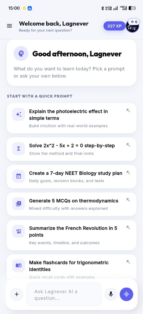 24/7 AI Tutor